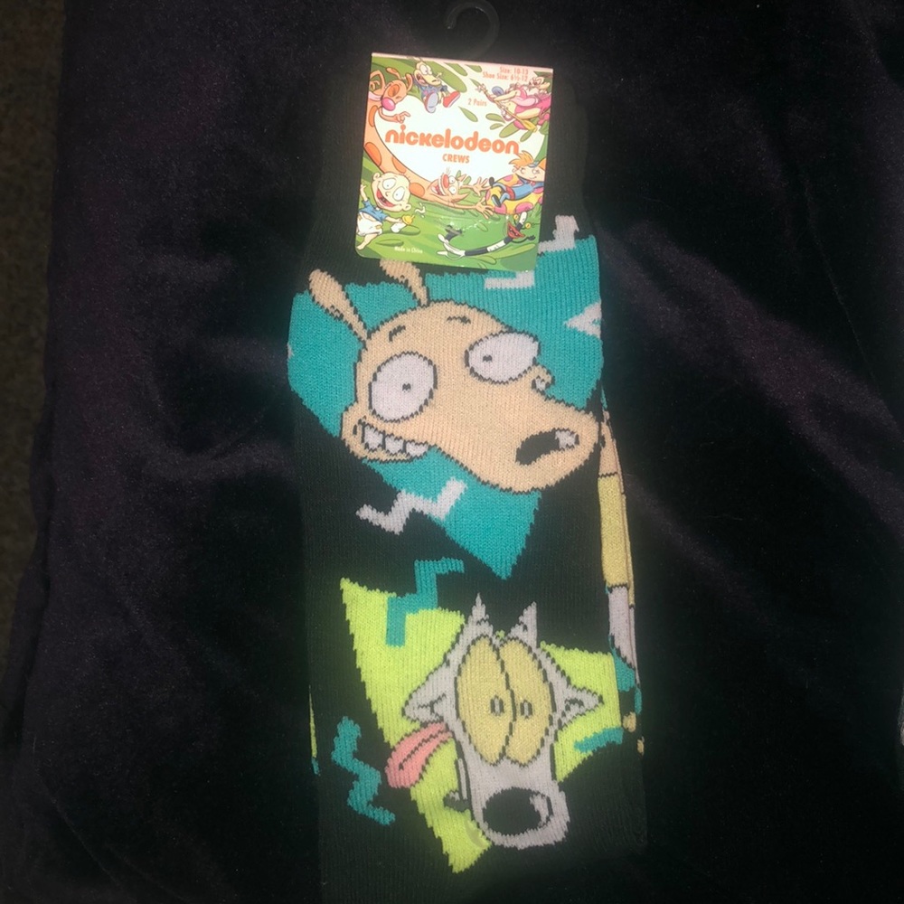 Rocko’s Modern Life 2pk Crew Socks